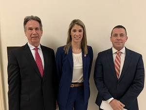 Dr. James Baker, Representative Lori Trahan, and Dr. Shawn Ryan