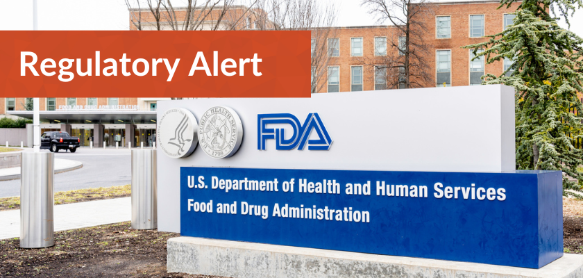 Reg Alert FDA